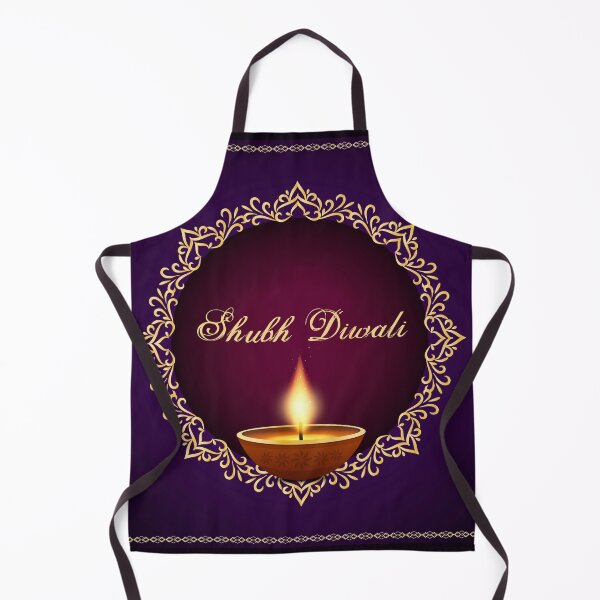 Item preview, Elegant Diwali Diyas Purple Classic designed and sold by HolidayBug.