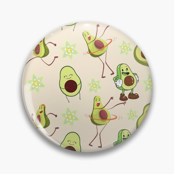 Item preview, cute avocado pattern designed and sold by LU NA.