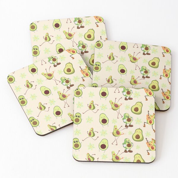 Item preview, cute avocado pattern designed and sold by LU NA.
