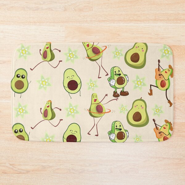 Item preview, cute avocado pattern designed and sold by LU NA.