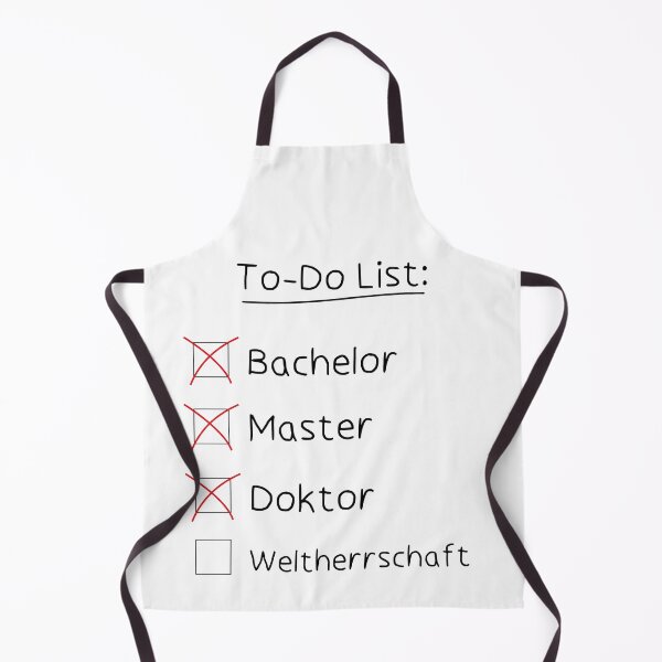 Item preview, PhD PhD Student To-Do List designed and sold by PaulPolygonart.