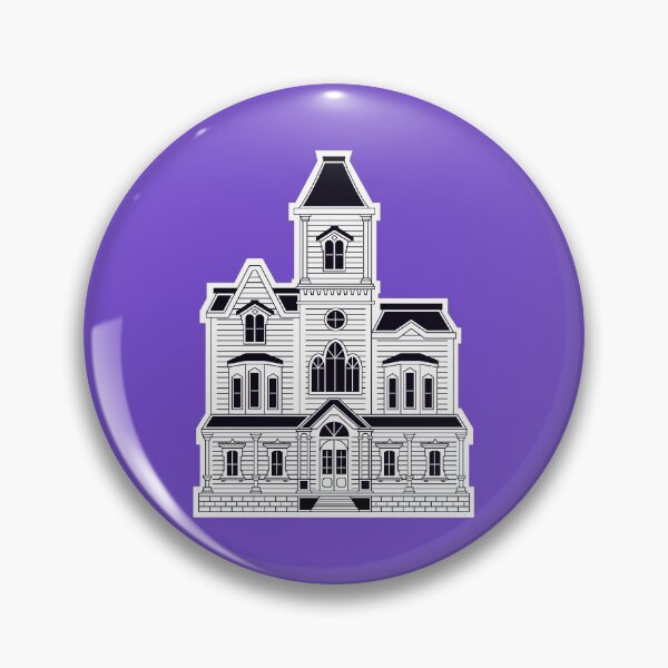 Item preview, Victorian style house with purple background designed and sold by marco2r.