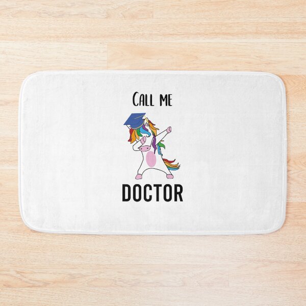 Item preview, Doctor PhD PhD student Call me Doctor Einhorn designed and sold by PaulPolygonart.