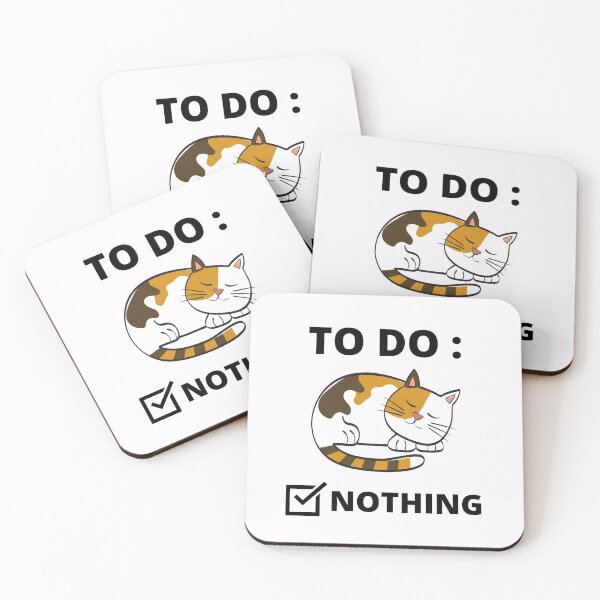 Item preview, Cute Cat To Do Nothing designed and sold by BhavyaBathla.