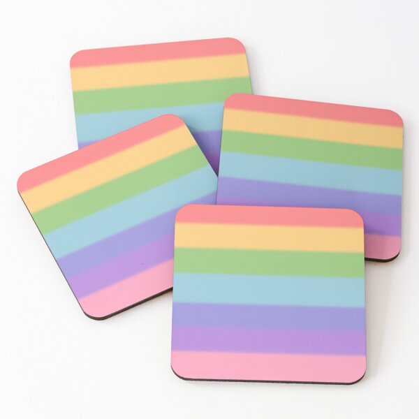 Item preview, Rainbow flag pastel colors  designed and sold by jujubaArt.