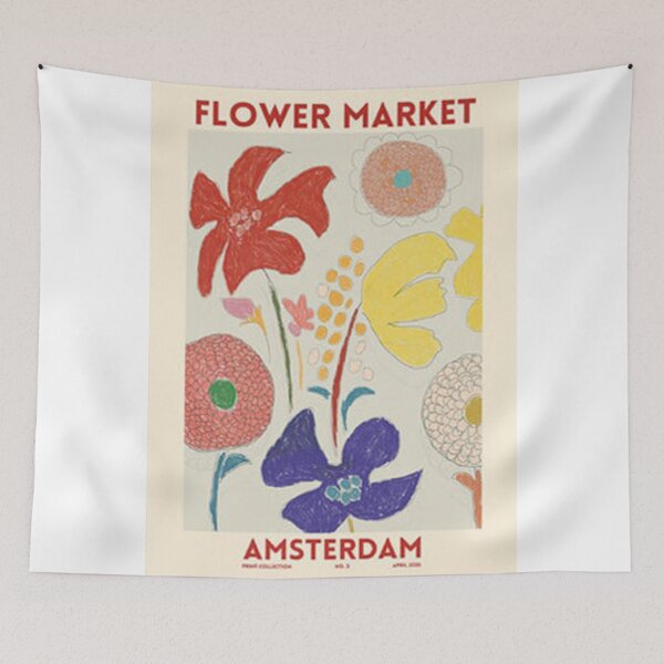 Item preview, Flower Market - Amsterdam Poster designed and sold by yarkmillo.