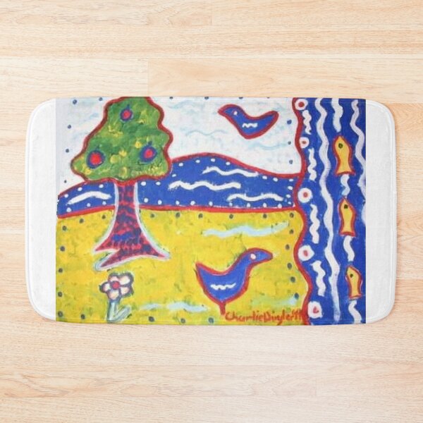 Item preview, River, birds, and a tree designed and sold by CharlieDingler.