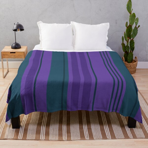 Item preview, Purple & Blue Stripes, Colorful Geometric Pattern by Courtney Hatcher designed and sold by cghatcherart.