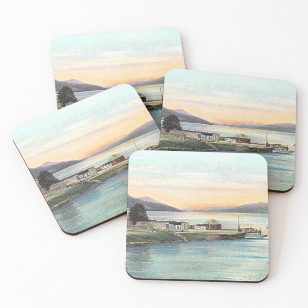 Item preview, Vintage Illustration of Loch Ness from Fort Augustus designed and sold by yourscotland.