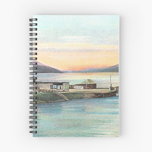 Item preview, Vintage Illustration of Loch Ness from Fort Augustus designed and sold by yourscotland.