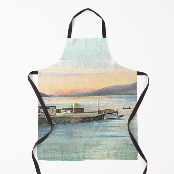 Item preview, Vintage Illustration of Loch Ness from Fort Augustus designed and sold by yourscotland.
