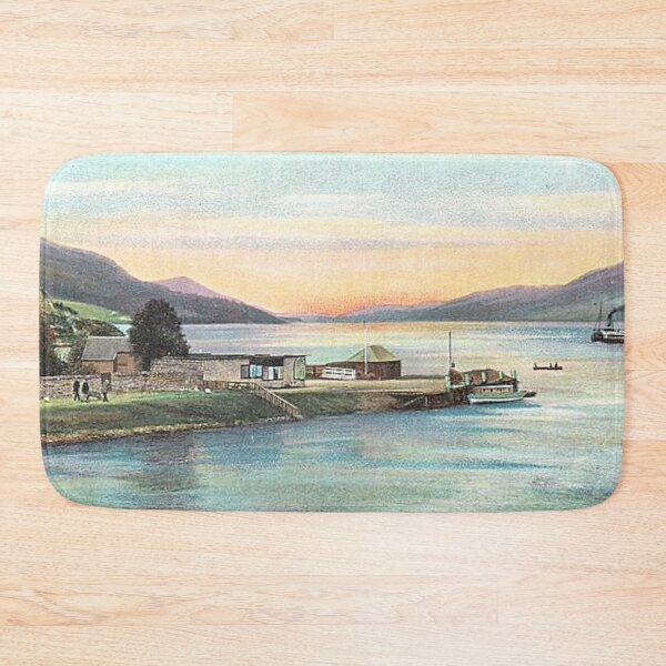Item preview, Vintage Illustration of Loch Ness from Fort Augustus designed and sold by yourscotland.