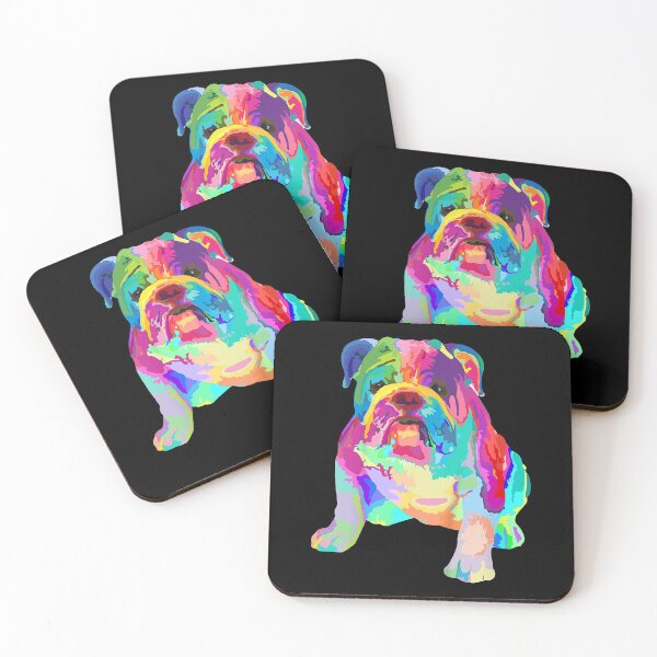 Item preview, Colorful Cool English Bulldog designed and sold by RorenSteven.