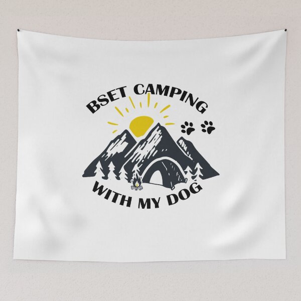 Item preview, best camping with my dog designed and sold by Anoirshop ⭐⭐⭐⭐⭐.