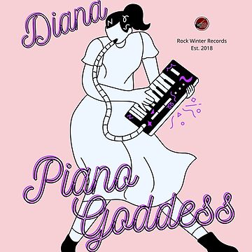 Artwork thumbnail, Diana: Piano Goddess rwr by RWR by EH Merch
