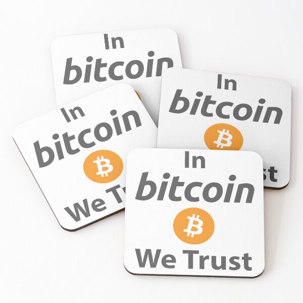 Item preview, In Bitcoin We Trust for Bitcoin fans designed and sold by FranceLibre.