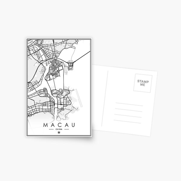 Item preview, Macau Map - Macanese Souvenir designed and sold by feether-store.