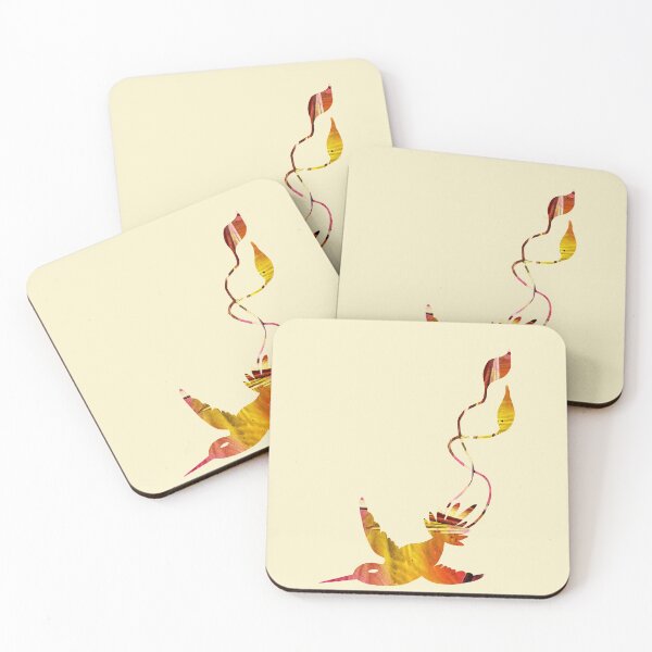 Item preview, Hot sunset abstract hummingbird designed and sold by TitaCris.