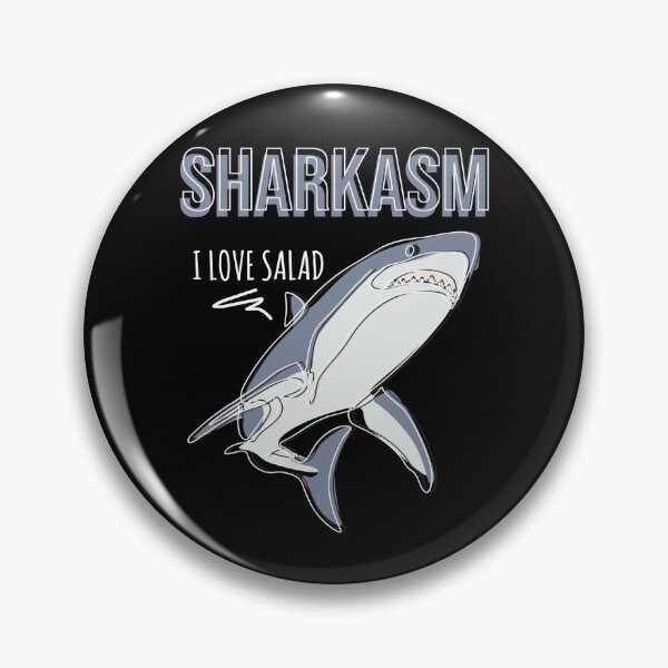 Item preview, Sharkasm Sarkasm Shark designed and sold by MooonTees.