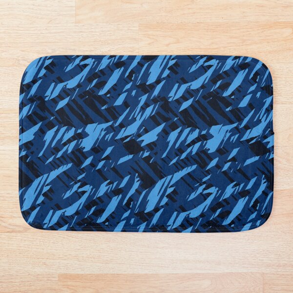 Aperçu de l'œuvre Marine Urban Camo Print Bleu, Gris & Couleur noire créée et vendue par DAHAS.