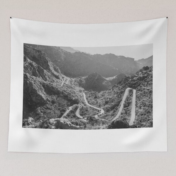 Item preview, Windy Mountain Road, Black and White edit designed and sold by mhailittlearts.