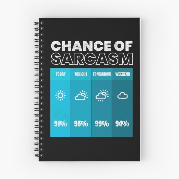 Item preview, Chance Of Sarcasm Weather Report designed and sold by MooonTees.
