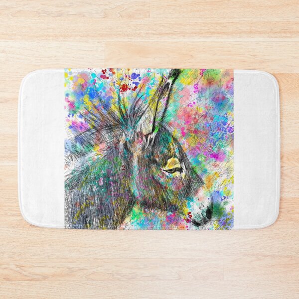 Item preview, DONKEY watercolor and pencil portrait .3 designed and sold by lautir.