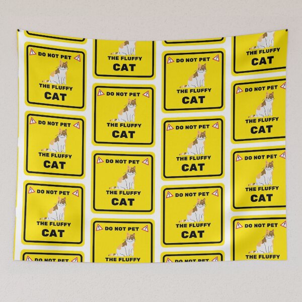 Item preview, Do Not Pet The Fluffy Cat Fun designed and sold by C-Evolve.