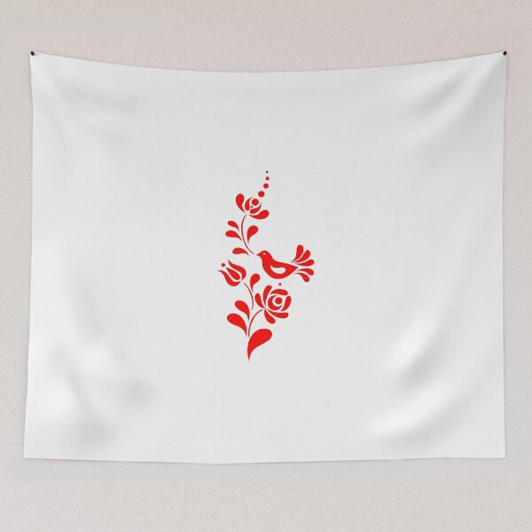 Item preview, Red Hungarian Singing Bird on Flower designed and sold by The  Storymaster.