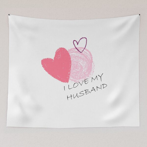 Item preview, I love my husband: Gift idea for wives designed and sold by dorento07.