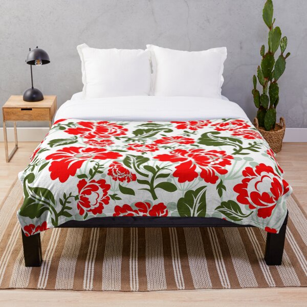 Item preview, Red Flower pattern designed and sold by Moonlight-Stop.