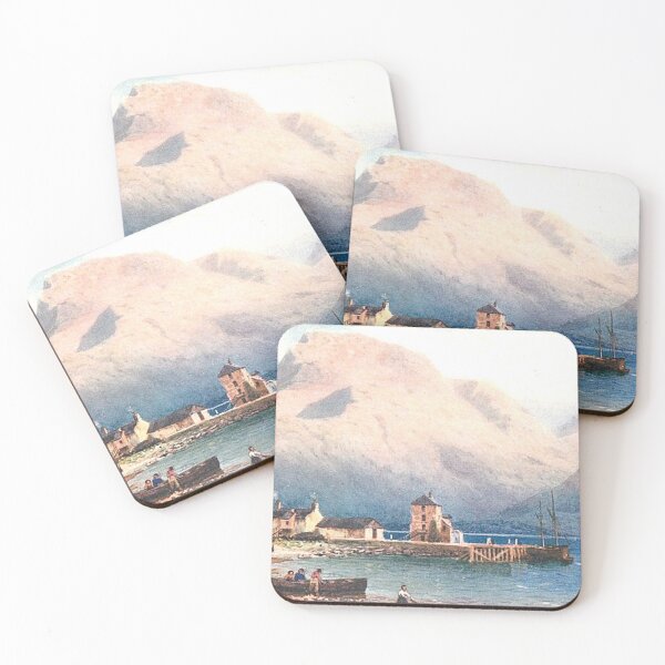 Item preview, Vintage Illustration of Corpach & Ben Nevis designed and sold by yourscotland.