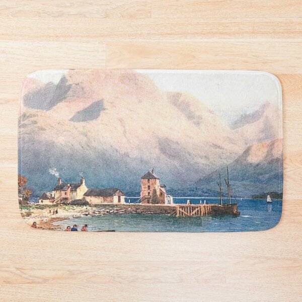 Item preview, Vintage Illustration of Corpach & Ben Nevis designed and sold by yourscotland.