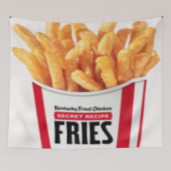 Item preview, Red and White Fast Food Fries designed and sold by Hawkinsn.