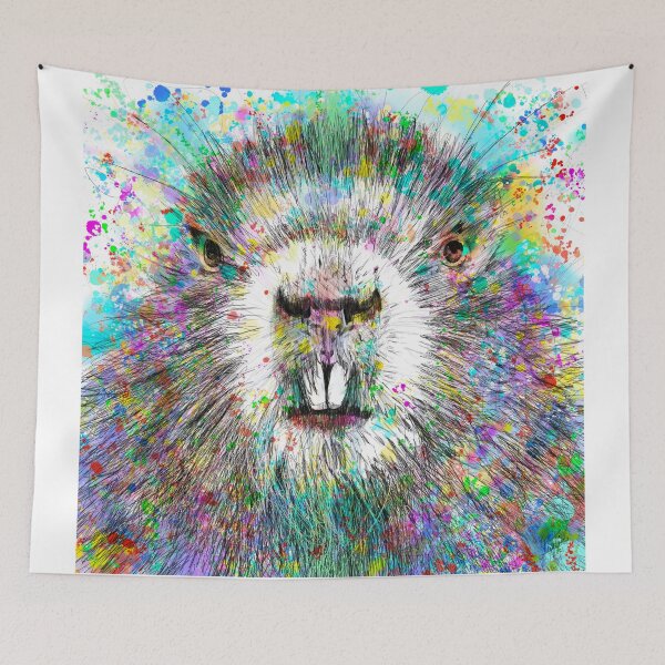 Item preview, BEAVER watercolor and pencil portrait .1 designed and sold by lautir.