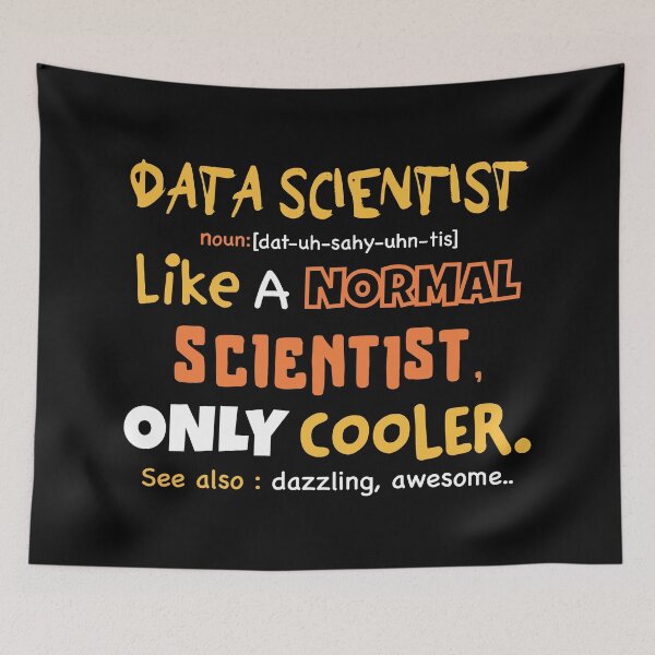 Item preview, Data scientist definition, funny data science gift idea / data analyst designed and sold by anodyle.