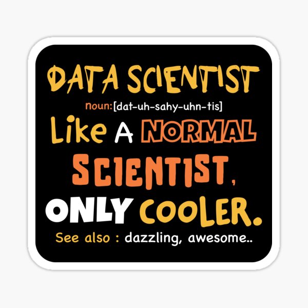 Item preview, Data scientist definition, funny data science gift idea / data analyst designed and sold by anodyle.