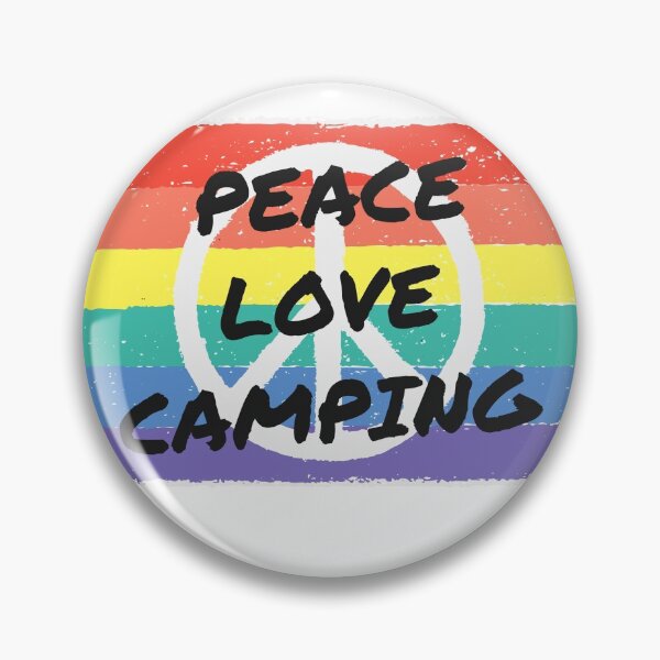 Item preview, Peace. Love. Camping designed and sold by TheGreenGoat.