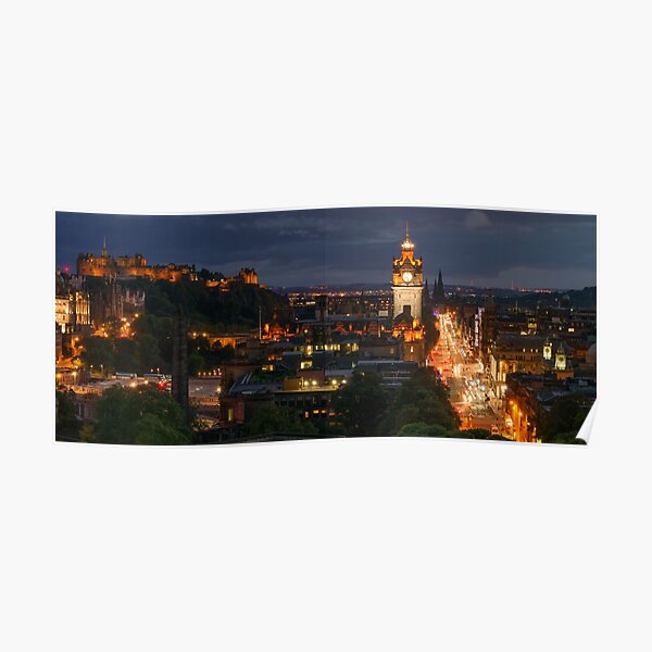 Edinburgh from Calton Hill Poster