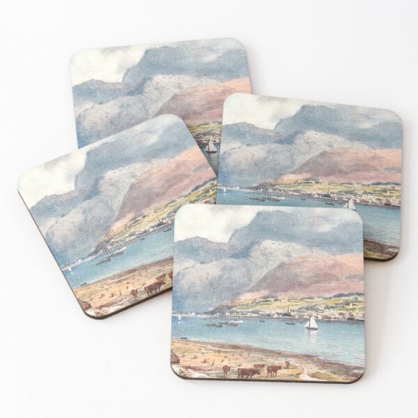 Item preview, Vintage Illustration of Fort William & Ben Nevis designed and sold by yourscotland.