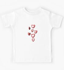 Unbreakable hearts red Kids Tee