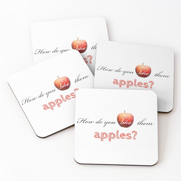 Aperçu de l'œuvre Comment les aimez-vous les pommes? créée et vendue par two peas in a pod.