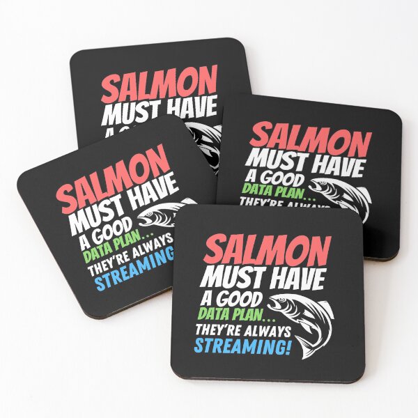 Item preview, Witty, fun Data puns. Salmon must have a good data plan, they’re always streaming! designed and sold by HROC.