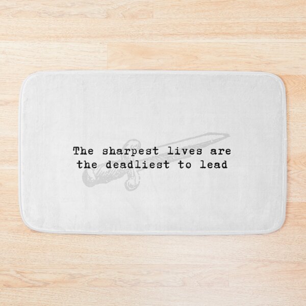 Item preview, The sharpest lives are the deadliest to lead - My Chem lyrics designed and sold by Verubi.
