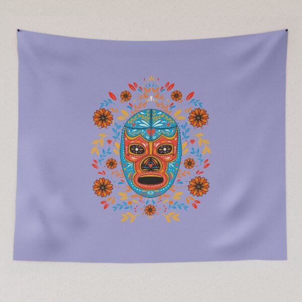 Item preview, Mexican fighter luchador lucha libre designed and sold by masquetacos.
