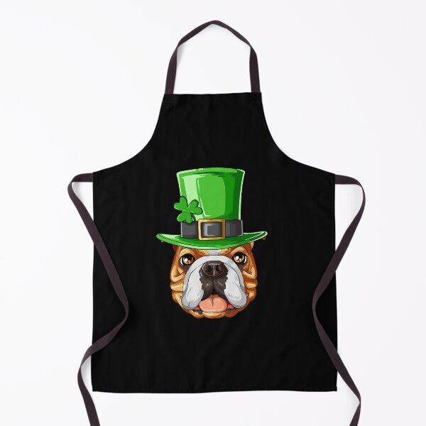 Item preview, English Bulldog St Patricks Day Irish Leprechaun designed and sold by RorenSteven.