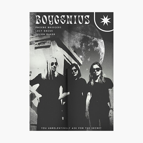 "Fan made Boygenius band poster" Photographic Print by brendoodle Redbubble