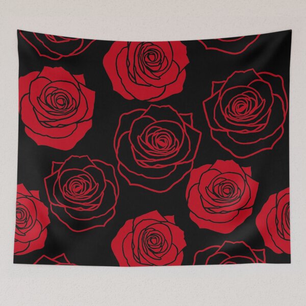 Item preview, Roses Floral Pattern - Red Flowers designed and sold by PilaStudio.