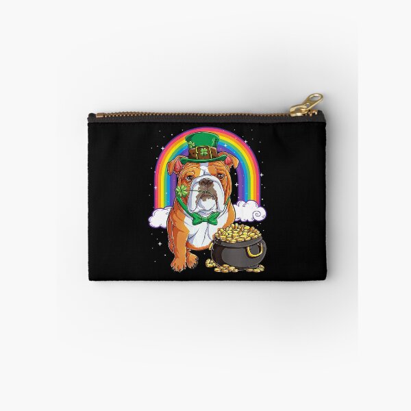 Item preview, English Bulldog St Patricks Day Leprechaun Dog designed and sold by RorenSteven.