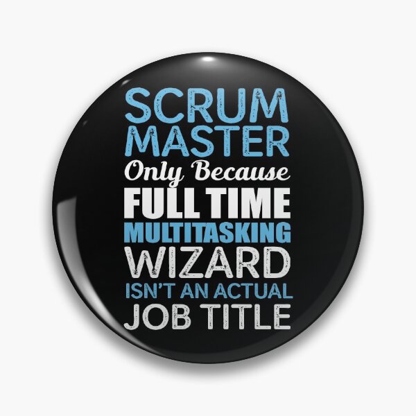 Artikelvorschau, Nur Scrum-Master, weil Multitasking-Assistent kein richtiger Berufstitel ist entworfen und verkauft von berryferro.